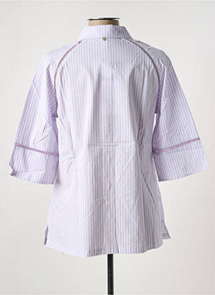 Tunică mâneci lungi guler de bluză violet SHEEGO femeie