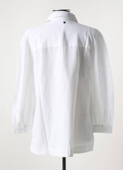 Tunică mâneci lungi alb SHEEGO femeie