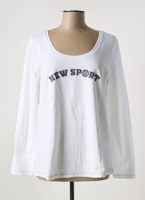 Top alb SHEEGO femeie