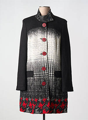 Palton lung negru GUY DUBOUIS femeie