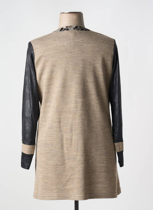 Vestă cu mâneci lungi maro MERI & ESCA femeie