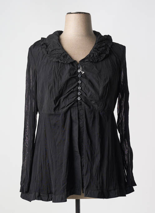 Tunică mâneci lungi negru FRANK WALDER femeie