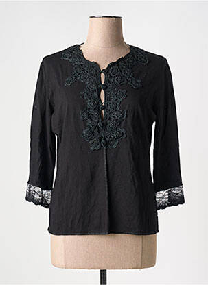 Top negru VANGO femeie