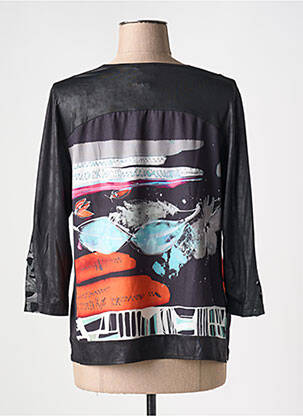 Tricou mâneci 3/4 mâneci 3/4 negru GUY DUBOUIS femeie