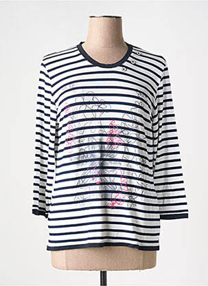 Tricou mâneci lungi mâneci lungi albastru GUY DUBOUIS femeie