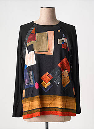 Tricou negru FRED SABATIER femeie