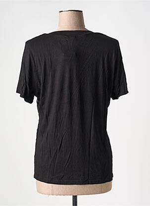 Tricou croială cambrată mâneci scurte negru MERI & ESCA femeie