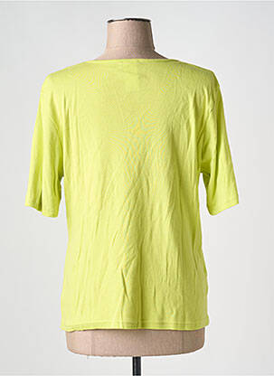 Tricou elasticitate mâneci scurte verde GUY DUBOUIS femeie