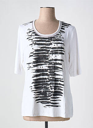 Tricou alb FRANK WALDER femeie