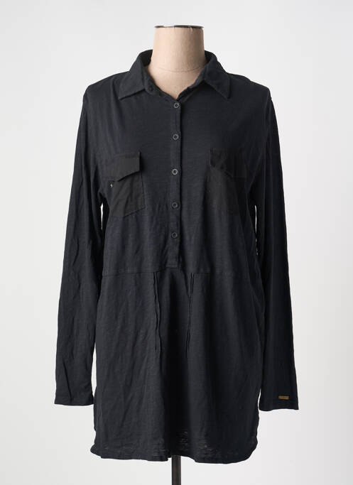 Tunică mâneci lungi negru SURKANA femeie