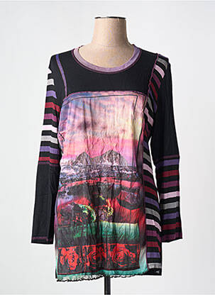 Tunică mâneci lungi negru GUY DUBOUIS femeie