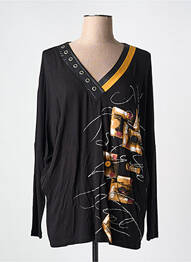 Tricou mâneci lungi mâneci lungi negru ALAIN MURATI femeie