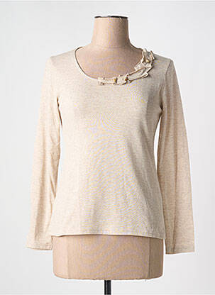 Pulover bej POUSSIERE D'ETOLE femeie