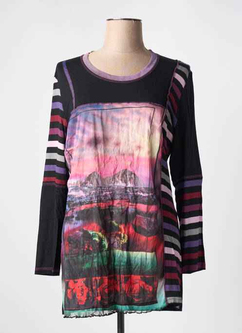 Tunică mâneci lungi negru GUY DUBOUIS femeie