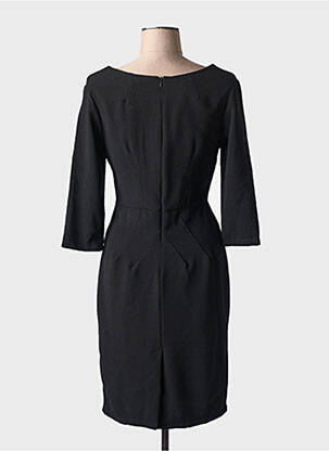 Rochie midi mâneci 3/4 mâneci 3/4 negru POUSSIERE D'ETOLE femeie