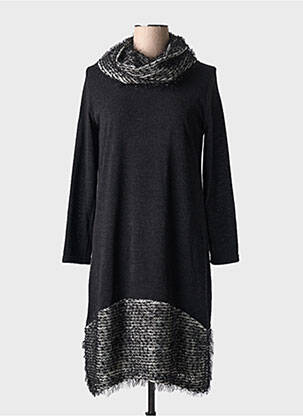Rochie midi mâneci lungi mâneci lungi negru MERI & ESCA femeie