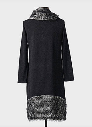 Rochie midi mâneci lungi mâneci lungi negru MERI & ESCA femeie