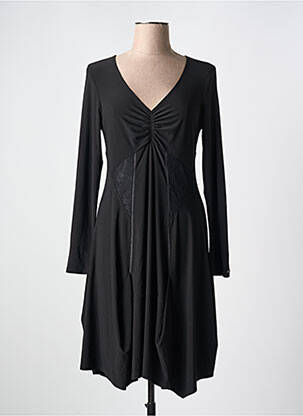 Rochie scurtă mâneci lungi mâneci lungi negru DECA femeie