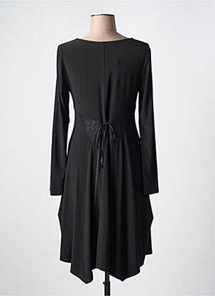 Rochie scurtă mâneci lungi mâneci lungi negru DECA femeie