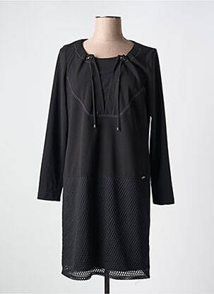 Rochie scurtă mâneci lungi mâneci lungi negru DECA femeie