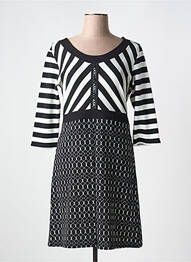 Rochie scurtă mâneci 3/4 mâneci 3/4 negru QUINZE HEURES TRENTE femeie