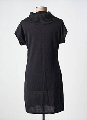 Rochie pulover elasticitate mâneci scurte negru FUEGO WOMAN femeie