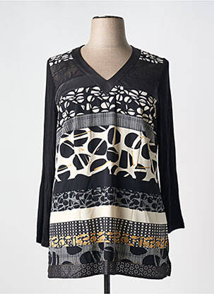 Tunică mâneci lungi negru GUY DUBOUIS femeie