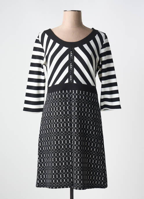 Rochie scurtă negru QUINZE HEURES TRENTE femeie