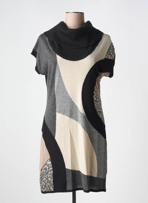 Rochie pulover negru FUEGO WOMAN femeie