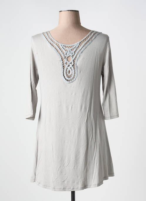 Tunică mâneci lungi gri DECA femeie