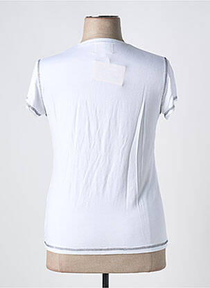Tricou croială cambrată mâneci scurte alb COULEUR D'IVOIRE femeie