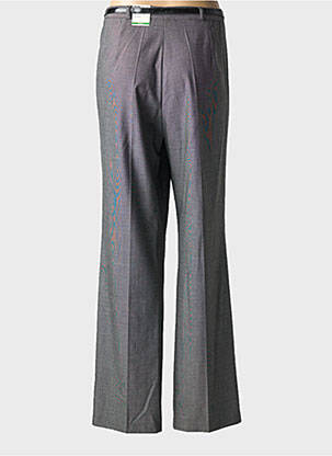 Pantalon drept talie elastică gri FRANK WALDER femeie