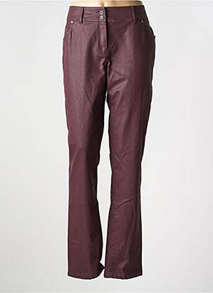 Pantalon drept violet MERI & ESCA femeie