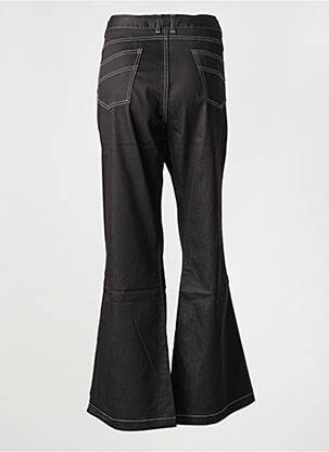 Pantalon evazat croială evazată negru LYAP femeie