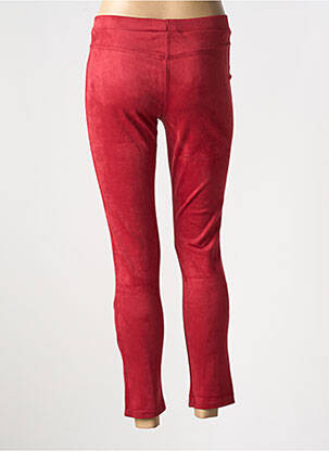 Pantalon 7/8 talie elastică roșu QUINZE HEURES TRENTE femeie