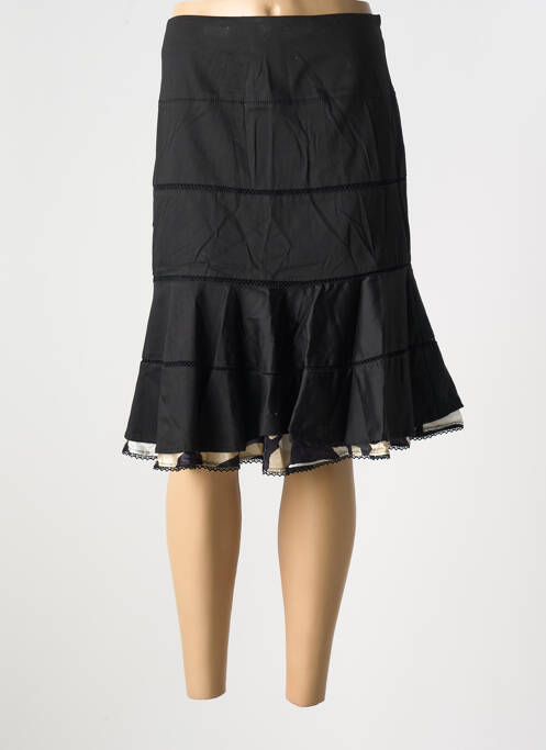 Fustă midi negru FUEGO WOMAN femeie