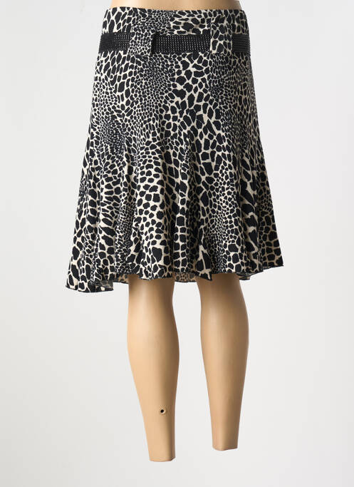 Fustă pantaloni scurți negru UN TEMPS POUR ELLE femeie