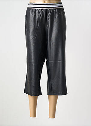 Pantalon trei sferturi croială dreaptă mărime normală negru SHEEGO femeie