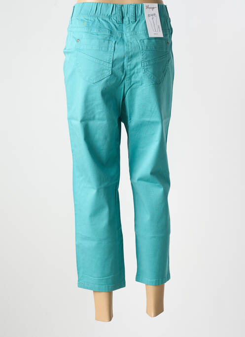 Pantalon 7/8 elasticitate mărime normală verde SHEEGO femme
