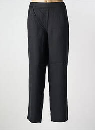 Pantalon drept țesătură poplin mărime normală negru SHEEGO femme