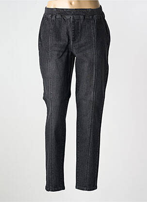 Jegging țesătură denim mărime normală negru SHEEGO femeie