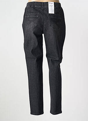 Jegging țesătură denim mărime normală negru SHEEGO femeie