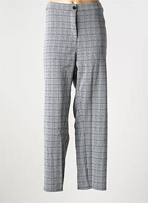 Pantalon drept talie elastică negru SHEEGO femeie