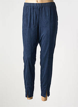 Pantalon 7/8 talie elastică albastru SHEEGO femeie