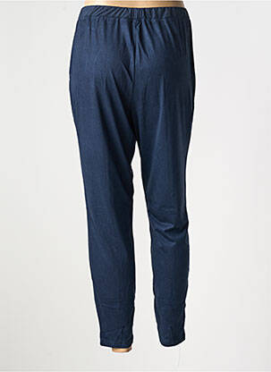 Pantalon 7/8 talie elastică albastru SHEEGO femeie