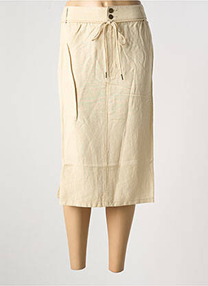 Fustă midi bej SHEEGO femeie