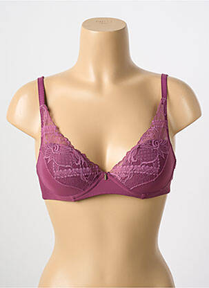 Sutien țesătură dantelă top sutien modelat violet CHANTELLE femeie