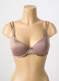 Sutien efect material satinat top sutien modelat maro CHANTELLE femme