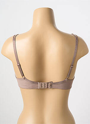 Sutien efect material satinat top sutien modelat maro CHANTELLE femeie