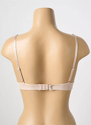 Sutien efect material satinat top sutien push-up bej PASSIONATA femeie